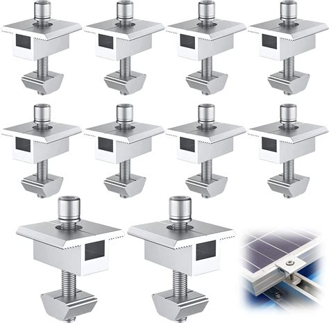 Pezzi Staffe Fissaggio Pannelli Solari Per Modulo Solare Mm