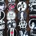 Goth Punk Rock Button Set S Gothic Rock Buttons Button