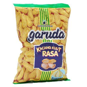 Garuda Kacang Kulit Rasa Bawang Gram Roasted Peanuts Garlic Flavour