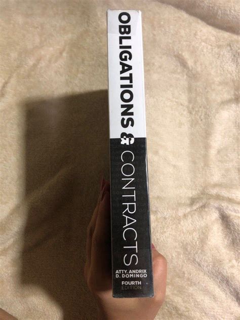 Obligations And Contracts By Domingo Hobbies Toys Books Magazines