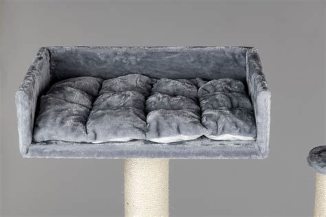 Cat Tree Kilimandjaro De Luxe Light Grey Cattreeking Co Uk