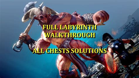 Achilles Legends Untold FULL Labyrinth Walkthrough ALL Chests