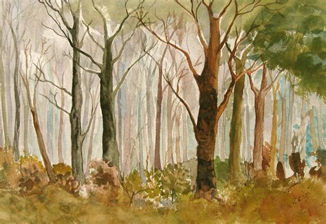 Woods Water Color Rachel Matzko