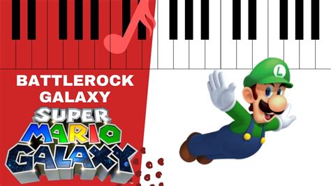 Battlerock Galaxy Super Mario Galaxy Synthesia Piano Tutorial