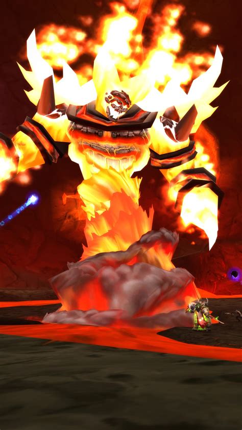 Wow Classic Fire Elemental 4k Hd Phone Wallpaper Rare Gallery