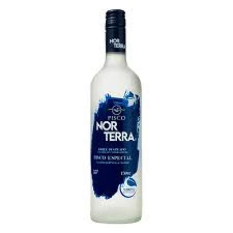 Pisco Nor Terra Doble Destilado 35° 1 Litro