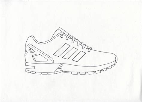 Adidas Shoes Pages Coloring Pages