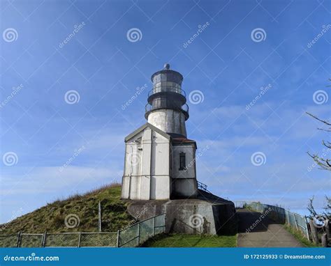 Cape Disappointment Lighthouse Stock Image - Image of nautical ...