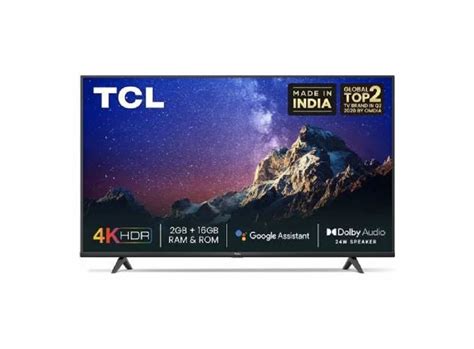 Panel Mount Tcl Led Tv 43P615, Screen Size: 43 inch at ₹ 24990 in Agra