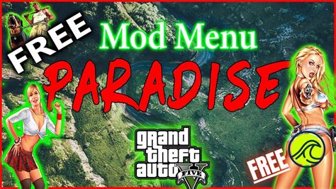 How To Install Paradise GTA 5 Mod Menu Best Free Menu Ever JailBroken