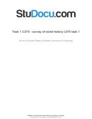 Task C Survey Of World History C Task Pdf Lomoarcpsd