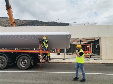 FOTO RADOVI NE POSUSTAJU U tijeku je postavljanje jako važnog dijela