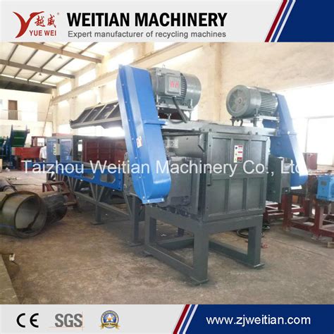 Horizontal Pipe Pe Pvc Hdpe Pipe Shredder China Pipe Shredder And