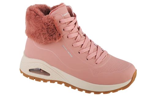 Skechers Uno Rugged Fall Air Ros Damskie Buty Zimowe R Owy