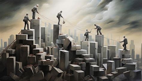 Premium Ai Image Illustration Of Workers Overcoming Challenges And