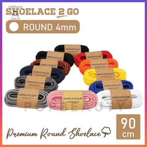 Jual Tali Sepatu Bulat Round Shoelace Go Cm Mm Shopee Indonesia