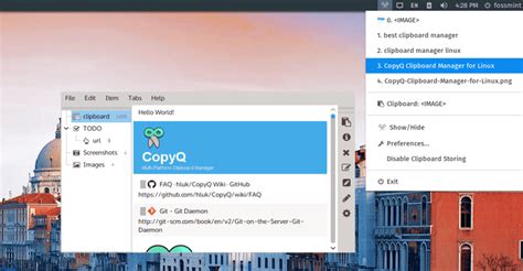 CopyQ -An Advanced Clipboard Manager for Linux