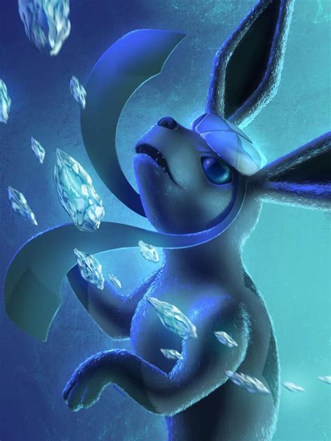 Realistic Glaceon Fan Art - Working through the Eeveelutions (2/9) : r/pokemon