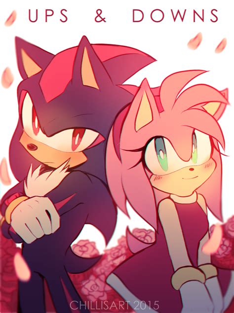 Shadow And Amy Shadow The Hedgehog Amy Rose