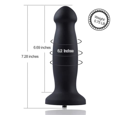 7 3 18 5cm Silicone Vibrating Anal Plug For Hismith Premium Sex