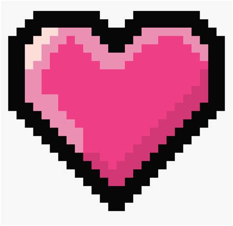 Pink Pixel Heart Png Transparent Png Transparent Png Image PNGitem