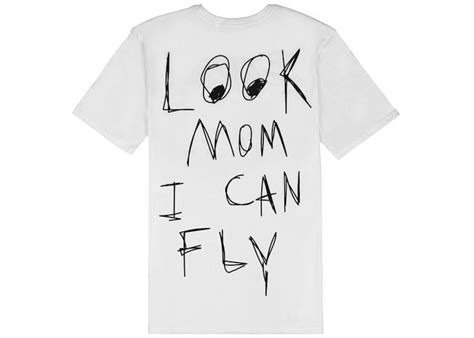 Travis Scott X Nike Look Mom I Can Fly Ii Tee White Fw18