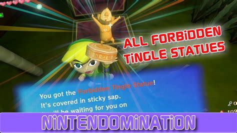 Zelda The Wind Waker Hd All Forbidden Tingle Statues Youtube