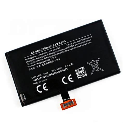 2000mah Bv 5xw Batteries For Nokia Lumia 1020 Eos Bv5xw Phone High