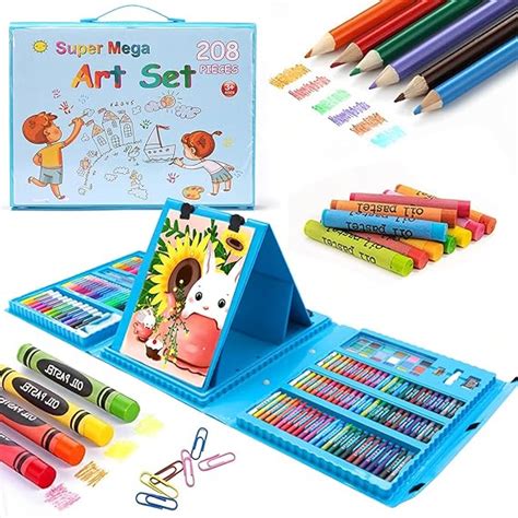 Lápices de Colores Kit de arte y dibujo para niños suministros de arte