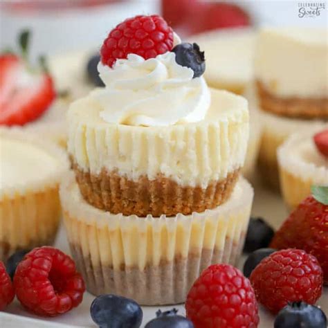 Mini Cheesecake Recipe So Easy Celebrating Sweets