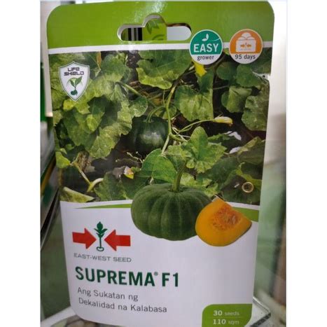 Seed Kalabasa Squash Suprema F Seeds Shopee Philippines