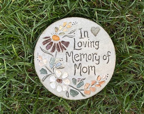 Engraved Memory Garden Sign, Memorial Garden Stone, Personalized ...