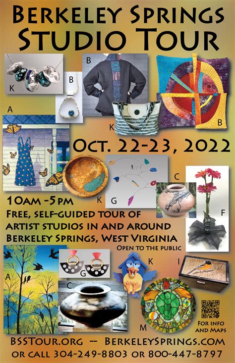Berkeley Springs Studio Tour – Artists in their studios in and around