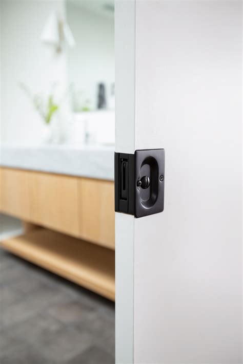 Standard Pocket Door Lock | Emtek