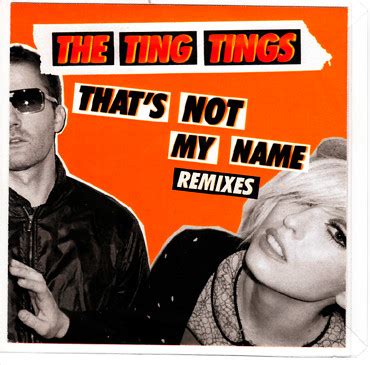 The Ting Tings That S Not My Name Remixes 2008 CDr Discogs