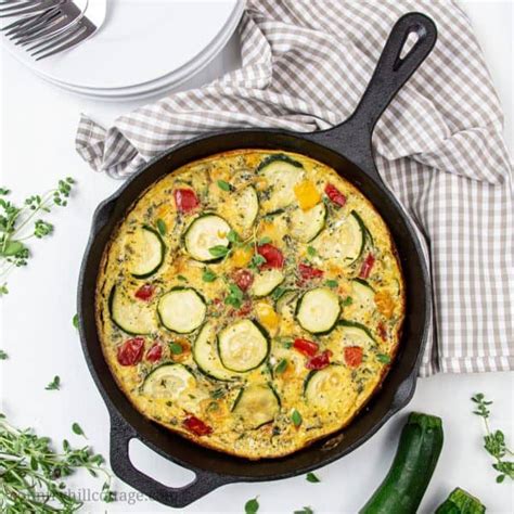 Healthy Zucchini Frittata Low Carb Gf Df Paleo Keto Whole