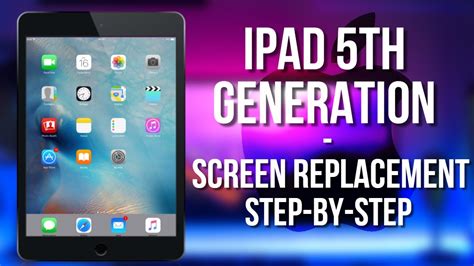 How To Ipad Th Generation Screen Replacement Youtube