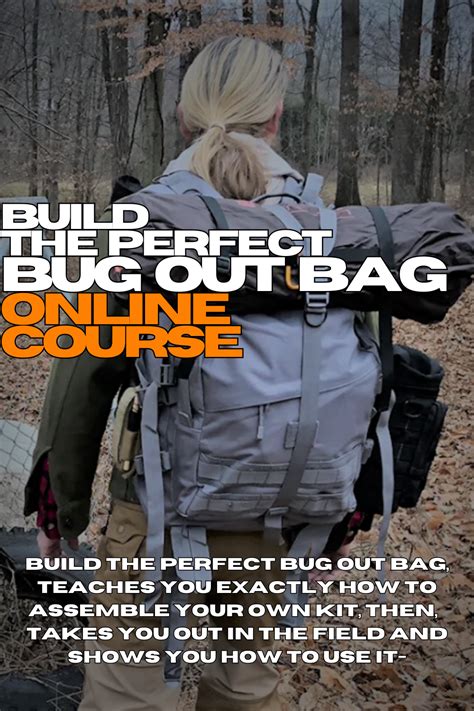 Build The Perfect Bug Out Bag Online Course