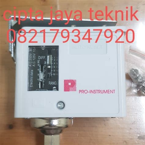 Jual Pressure Switch Pressure Control Pro Instrument Max 10 Bar Jakarta Barat Cipta Jaya