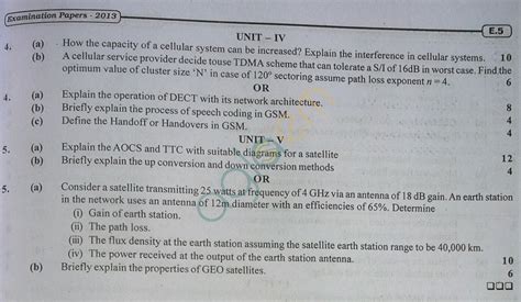 Rtu Question Papers 2013 7 Semester Ec 7e4046