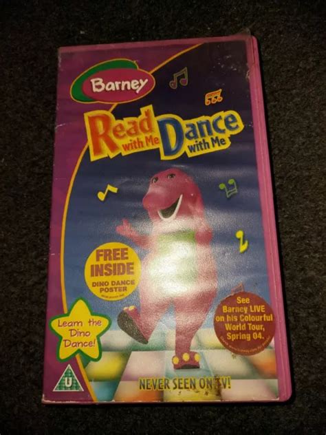 Barney Read with Me Dance with Me USA VHS Amazon es Películas y TV