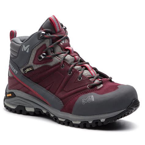 Trekkingschuhe Millet Hike Up Mid Gtx W Gore Tex Mig Burgundy