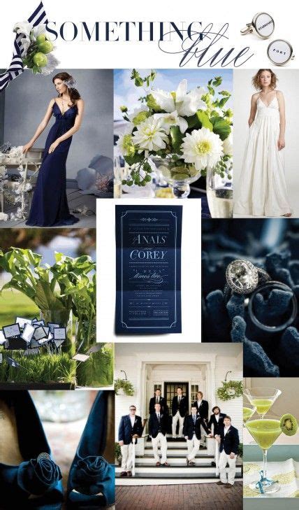 Navy And White Wedding Decorate