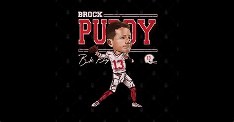 Brock Purdy San Francisco Cartoon Brock Purdy Sticker Teepublic