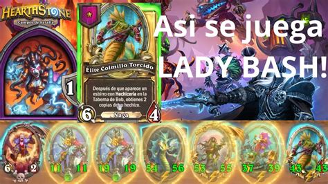 LADY BASH NAGAS Hearthstone campos de batalla battlegrounds en español