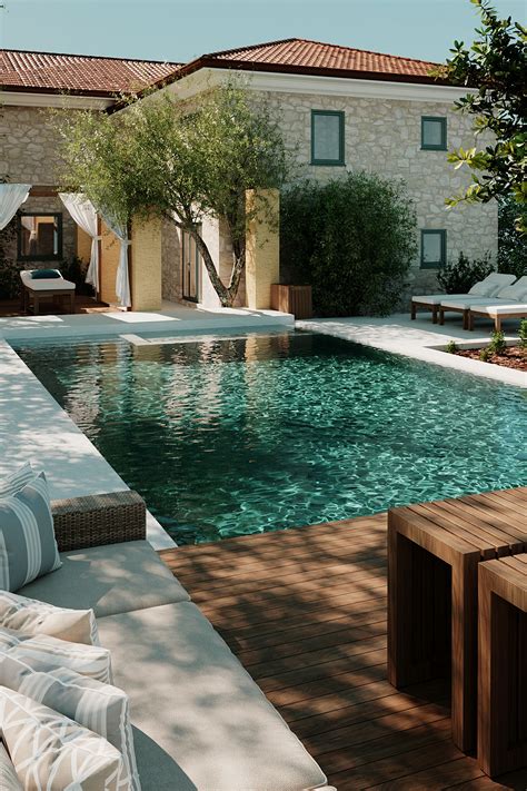 Provence Villa on Behance