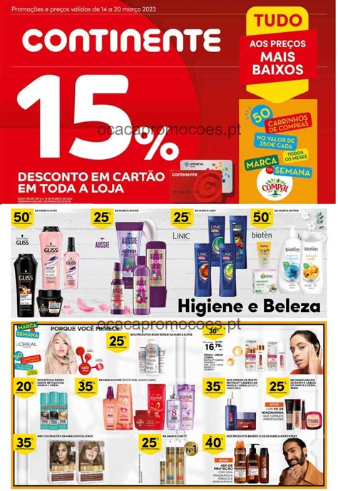 Antevisão Folheto CONTINENTE BELEZA Promoções 14 março a 20 março O