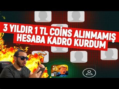 3 YILDIR 1 TL BİLE COİNS ALINMAYAN HESABA KADRO KURDUM PES 2021