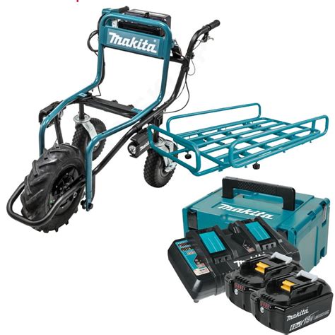 MAKITA DCU180PGJ + 199009-8 akumulatorowy samobieżny wózek transportowy ...