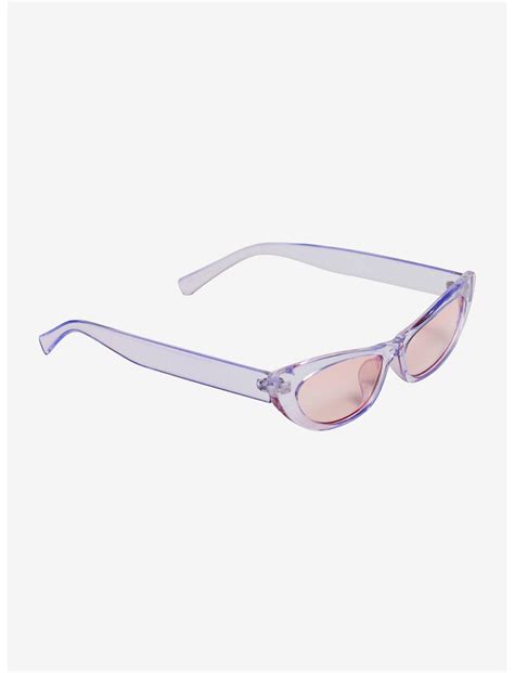 Pink & Purple Cat Eye Sunglasses | Hot Topic